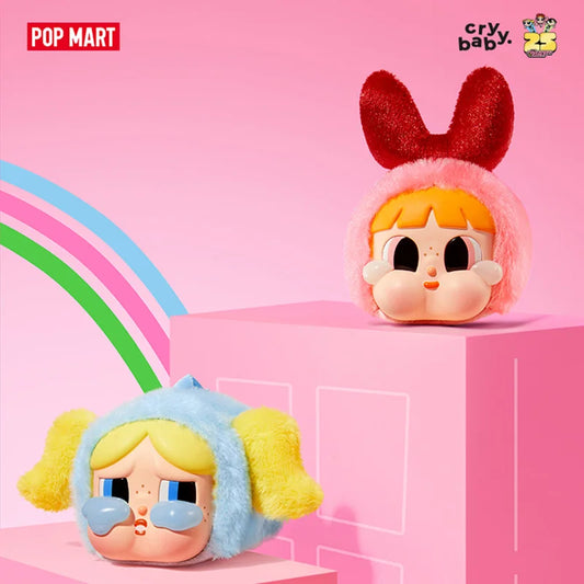 Popmart Crybaby X The Powerpuff Girls Series Plush Blind Box Toys